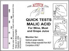 Accuvin Malic Acid Quick Test Kit (10 Test Kit) (Replace Paper Chromatography)