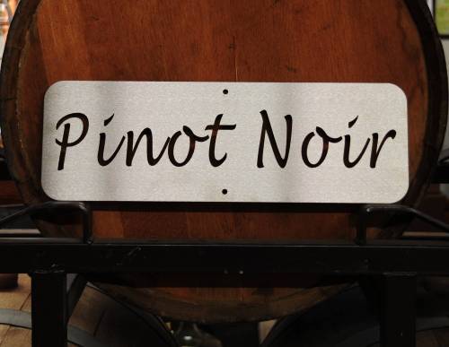 Vineyard Sign - Pinot Noir (Stainless Steel)