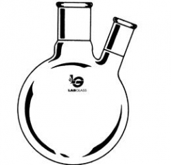 SO2, Side Arm Boiling Flask, Glassware