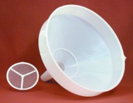 Funnel - 12"  with Strainer