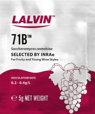 Lalvin, Yeast (5 gram Dry Packets)