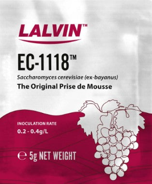 Lalvin, Yeast (5 gram Dry Packets)