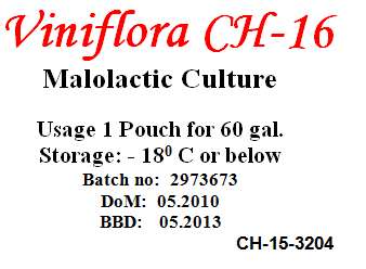 Malolactic (Viniflora CH-16)