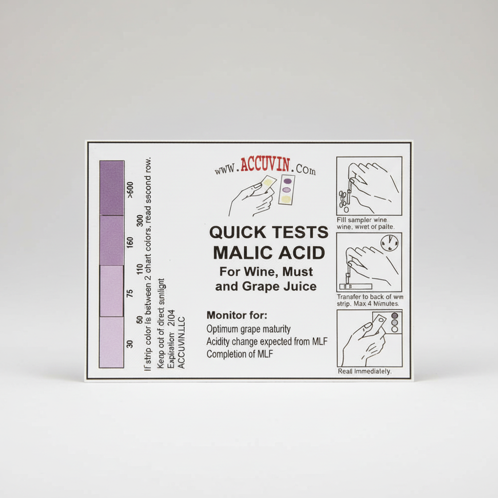 Accuvin Malic Acid Test Kit - Professional