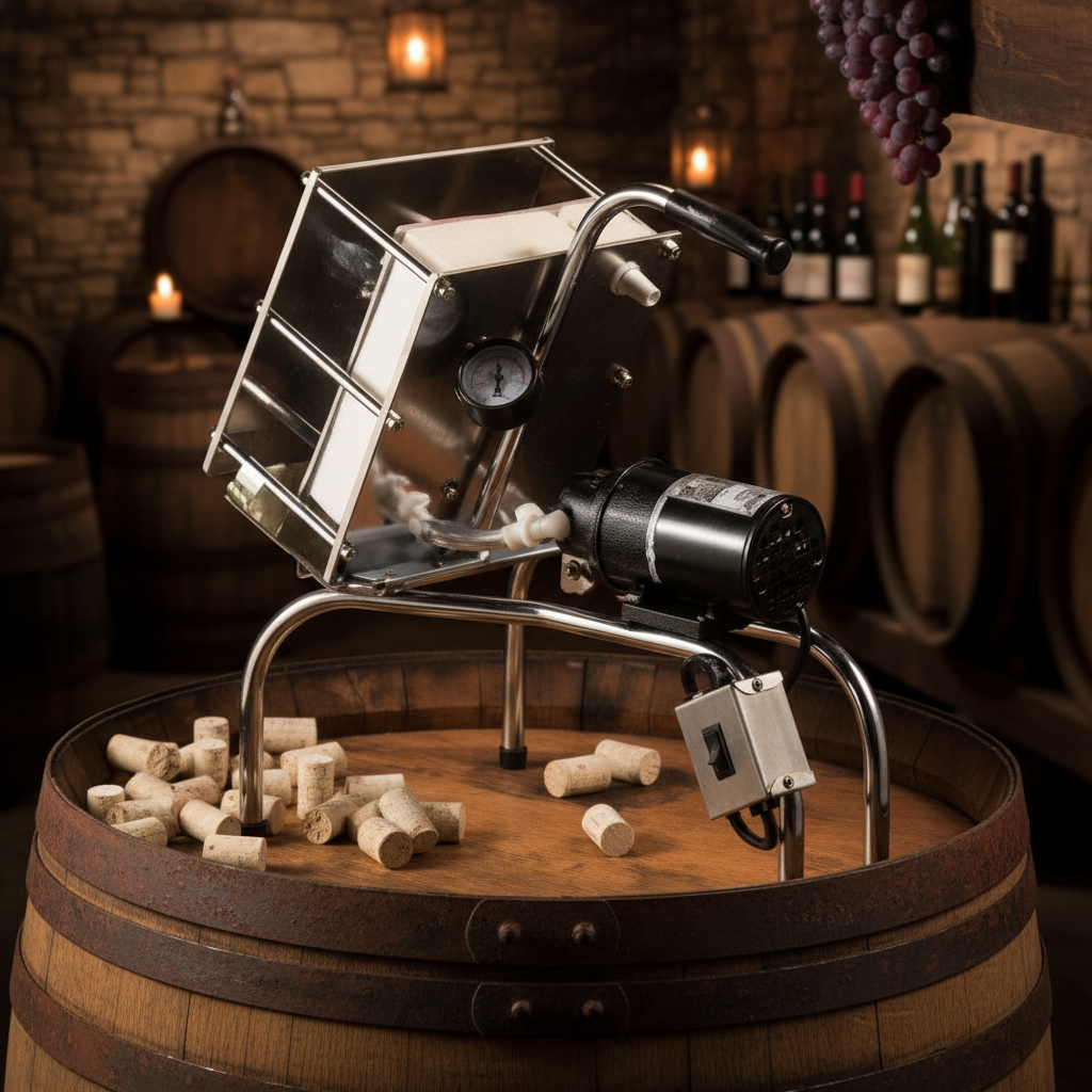 Buon Vino SuperJet on Wine Barrel