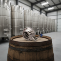 Butterfly Valve on Wine Barrel