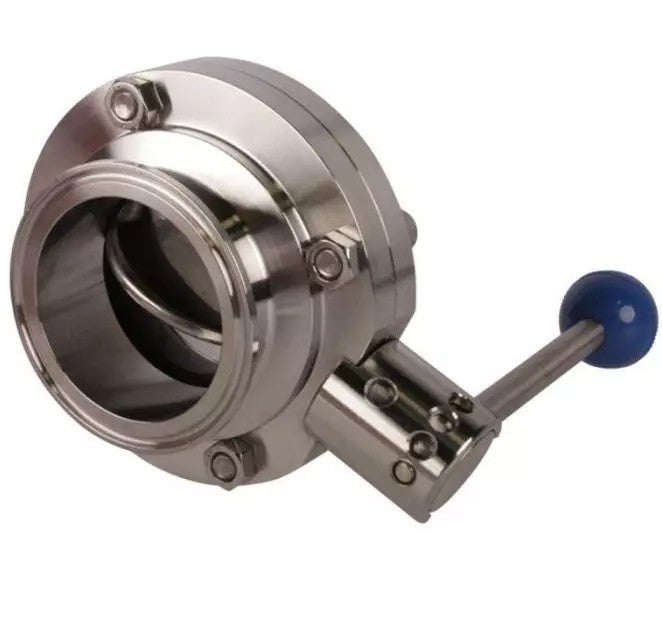 Butterfly Valves - TC, 1.5" - 3" (304 Stainless Steel)