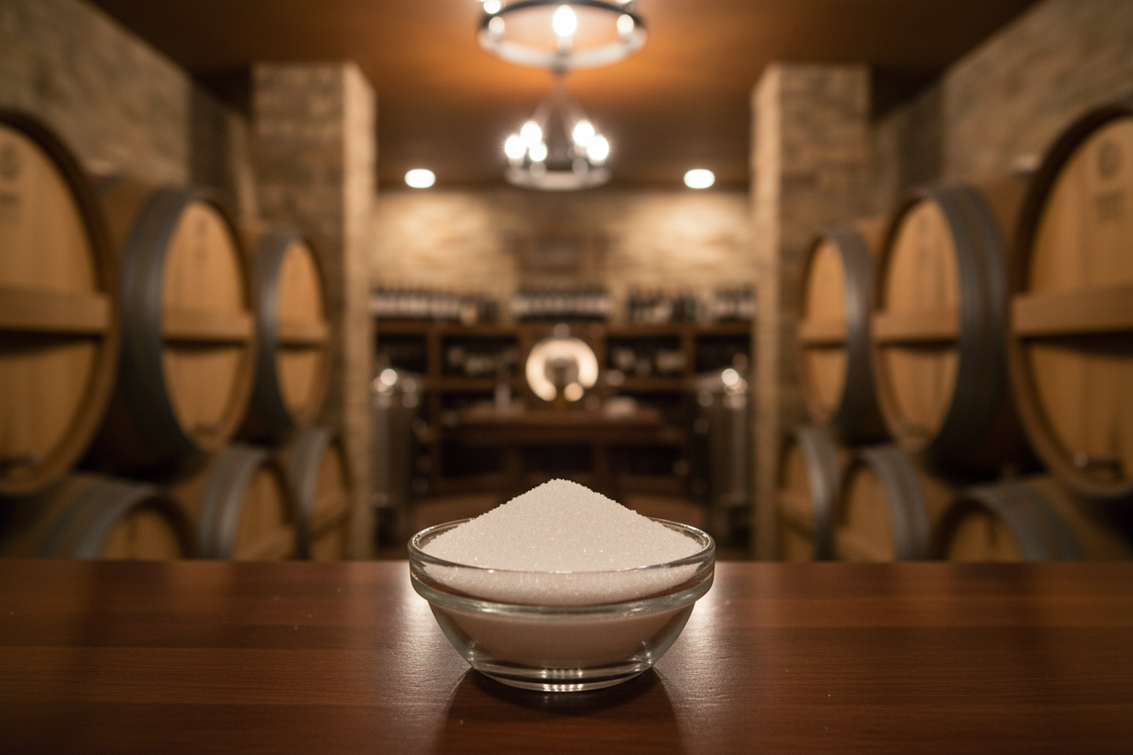 Citric Acid in Wine Setting