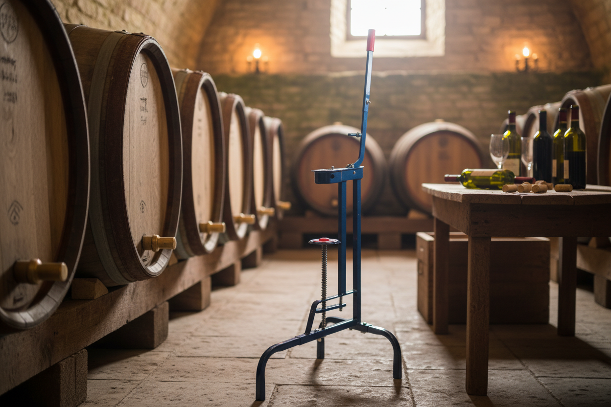 Italian Floor Corker in Wine Setting