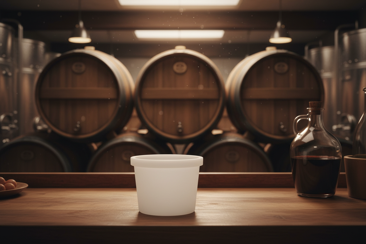 Silicone Bung Solid in Wine Setting