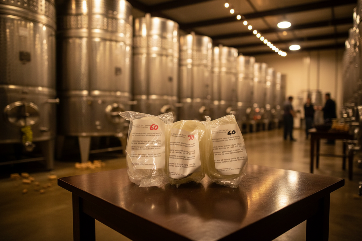 Variable Capacity Tank Gasket in Winery